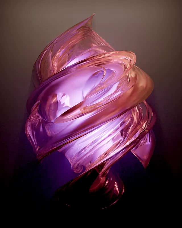 Abstract rendered form study